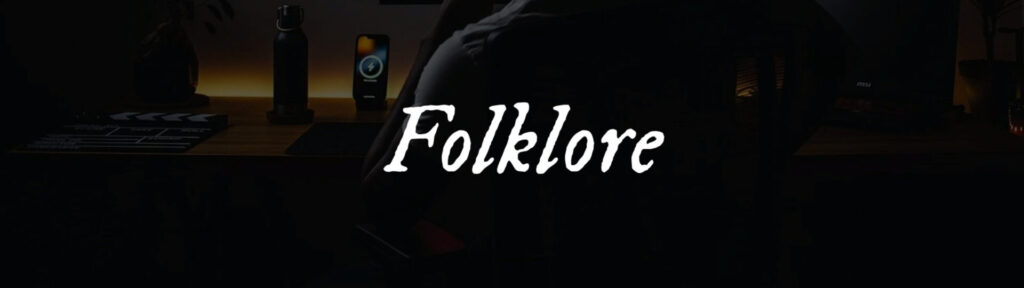 folklore font image