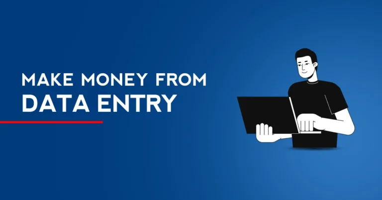 how to make money from data entry project