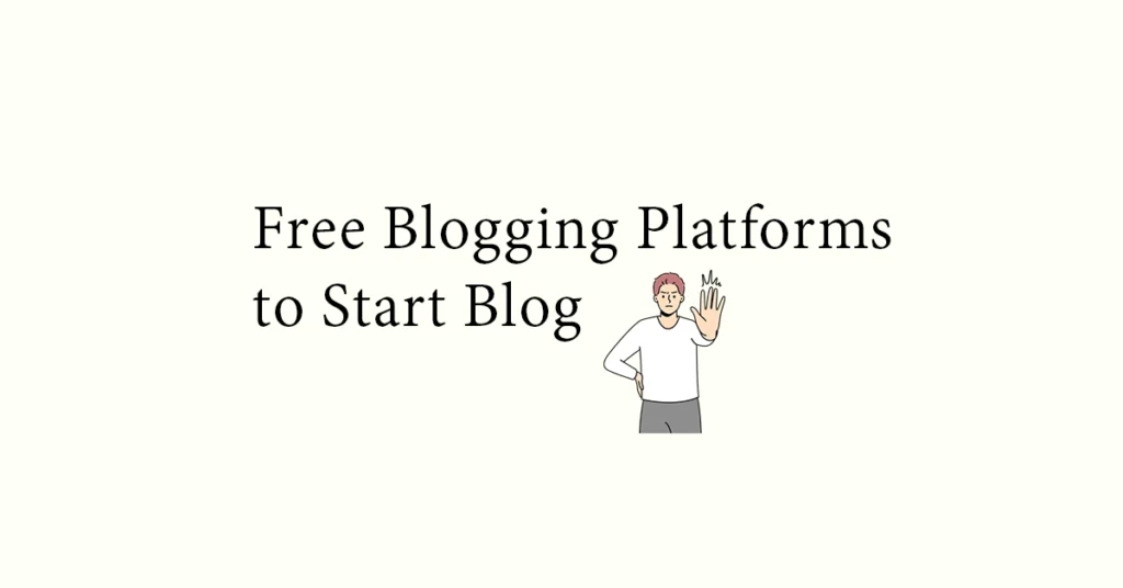 start blogging without a website and make money