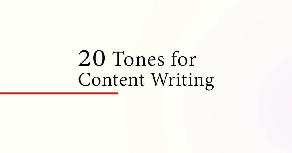 what is tone in writing